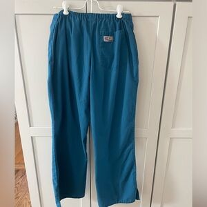 Caribbean Blue Scrub Pants